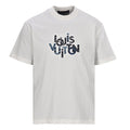 Louis Vuitton Flocked Logo Short-Sleeve T-Shirt